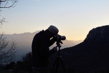 Παρακολούθηση φωλιών Ασπροπάρηδων (φωτ.: Ορνιθολογική/ V. Saravia)