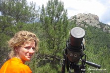 EVS volunteer in the Dadia National Park, Greece
