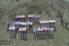 The Tychero students raise their message
