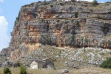 Egyptian Vultute nesting habitat in Albania