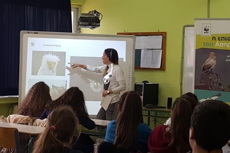 Presentation in Iasmos highschool (WWF Greece)