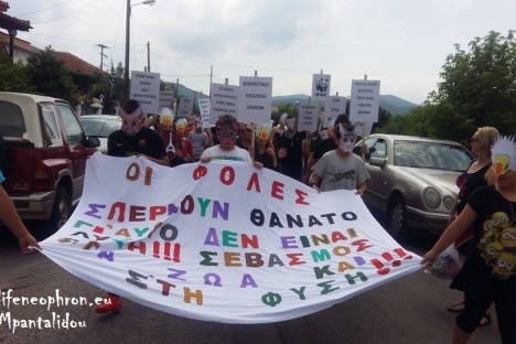 The banner leads the way