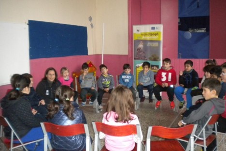 Discussion with the Dadia students